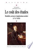 Le coût des études