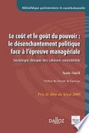 Le coût et le goût du pouvoir
