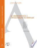 Le créancier face à l'insolvabilité du débiteur