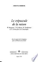 Le crépuscule de la raison