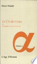 Le Cri Du Creux
