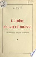 Le crime de la rue Barbusse