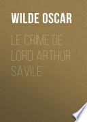 Le crime de Lord Arthur Savile