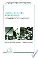 Le débat public en apprentissage