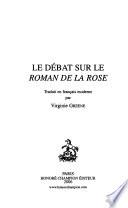 Le débat sur le Roman de la rose