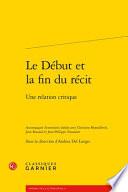 Le début et la fin du récit