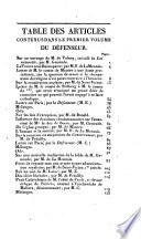 Le Défenseur