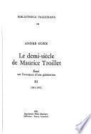 Le demi-siècle de Maurice Troillet: 1953-1970