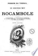 Le dernier mot de Rocambole Ponson du Terrail