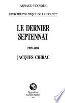 Le dernier septennat