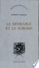 Le désirable et le sublime