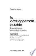 Le développement durable
