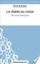 Le diable au corps de Raymond Radiguet (Fiche de lecture)