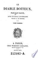 Le Diable boiteux. Avec un essai litteraire par M. A. Le Sourd