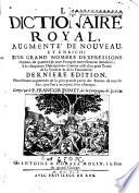 Le dictionaire royal
