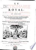 Le dictionaire royal