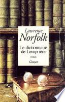 Le dictionnaire de Lemprière