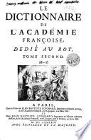 LE DICTIONNAIRE DE L’ACADÉMIE FRANÇOISE