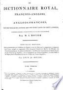 Le dictionnaire royal, françois-anglois, et anglois-françois