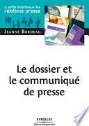 Le dossier et le communiqué de presse