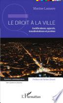 Le droit à la ville