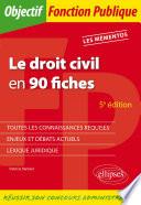 Le droit civil en 90 fiches - 5e édition