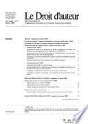 Le Droit d'auteur