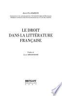 Le droit dans la littérature française