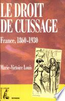 Le droit de cuissage