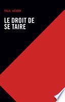 Le droit de se taire