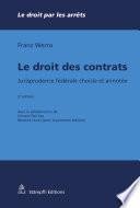 Le droit des contrats