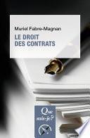 Le droit des contrats