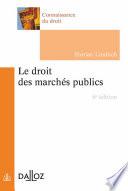 Le droit des marchés publics
