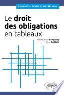 Le droit des obligations en tableaux