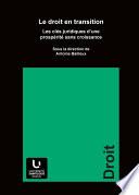 Le droit en transition