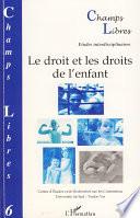 Le droit et les droits de l'enfant