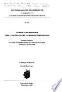 Le droit et sa perception dans la littérature et les mentalités médiévales