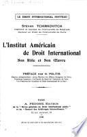 Le droit international nouveau