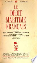 Le Droit maritime français