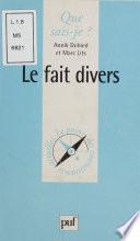 Le Fait divers