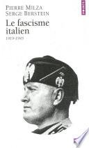 Le Fascisme italien
