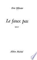 Le faux pas