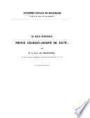 Le feld-maréchal prince Charles Joseph de Ligne