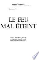 Le feu mal éteint