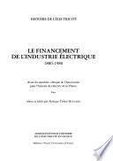 Le financement de l'industrie électrique