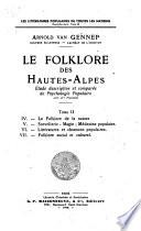 Le folklore des Hautes-Alpes