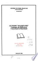 Le fonds Mauritanie