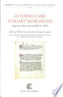 Le formulaire d'Odart Morchesne dans la version du ms BNF fr. 5024