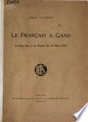 Le français a Gand