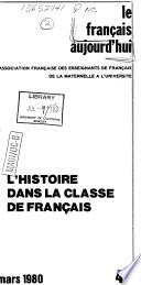 Le français aujourd'hui